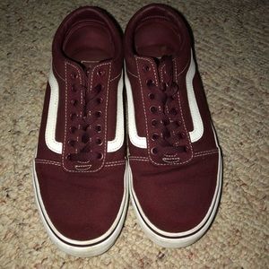 Maroon Vans